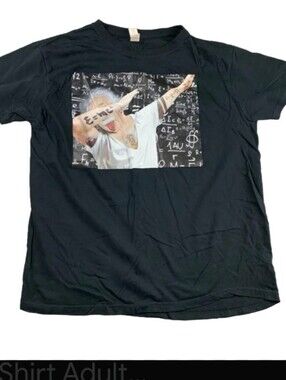 BlackAlbert Einstein Dabbing Graphic Tee with White  Print✨